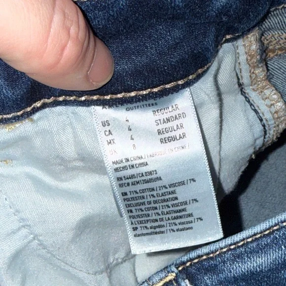 American Eagle Hi-Rise Jegging size 4R - Picture 4 of 14